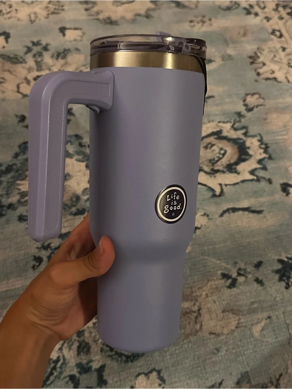 NWT Life is Good insulated 32 oz tumbler travel cup for hot or iced drinks